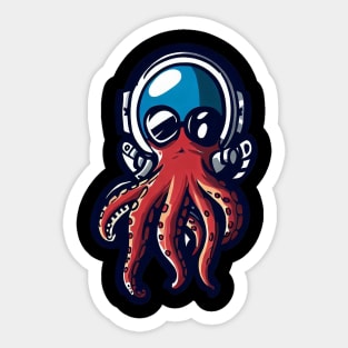 Space Octopus Sticker